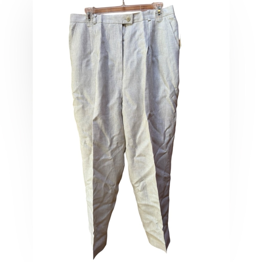 NWT Talbots 100% Irish Linen Trousers